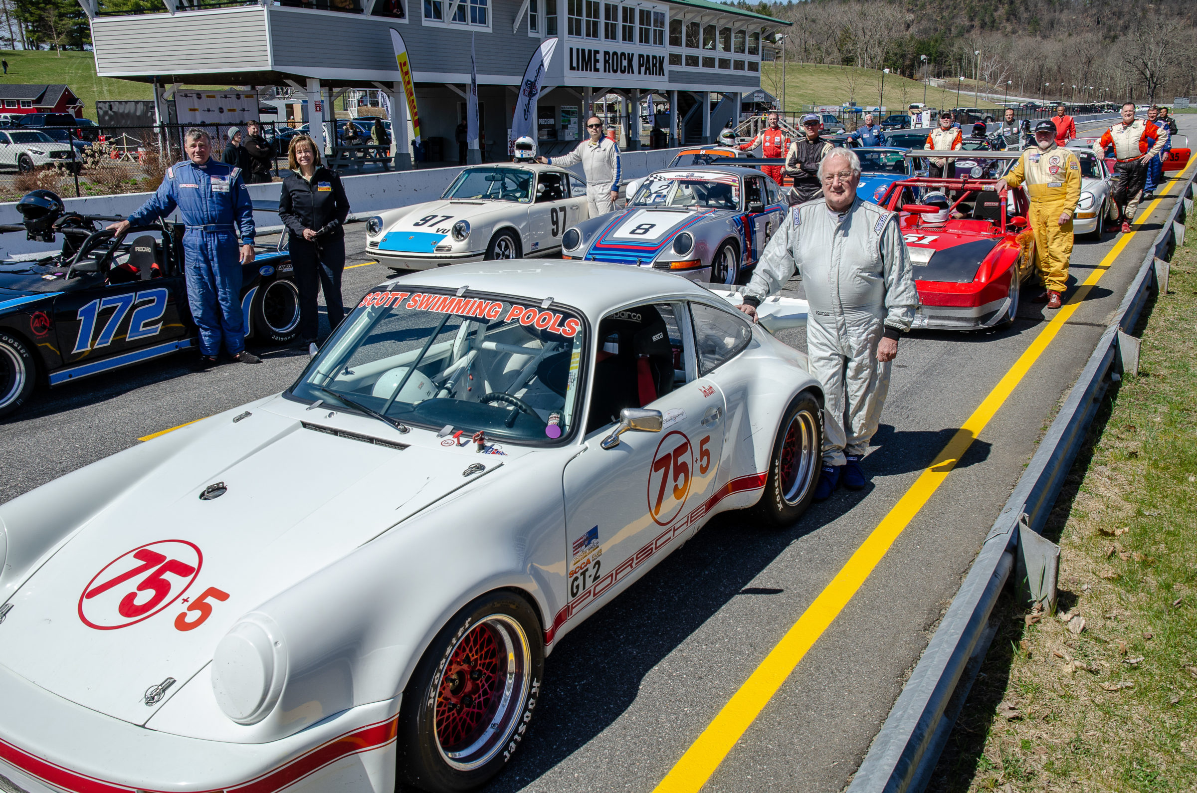 Club Race 2018, Vintage Race Pits by Bob Reinckens