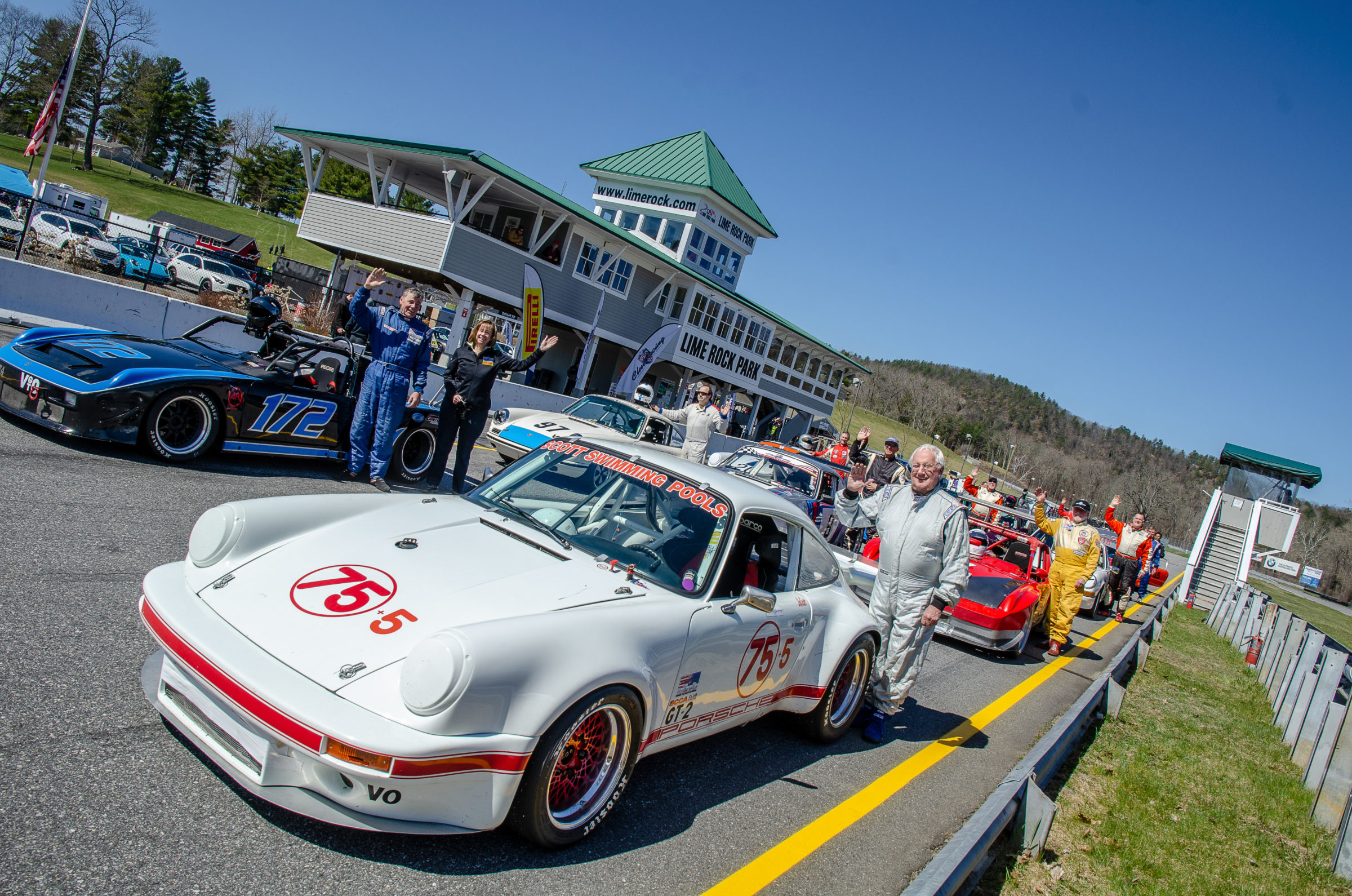 Club Race 2018, Vintage Race Pits by Bob Reinckens