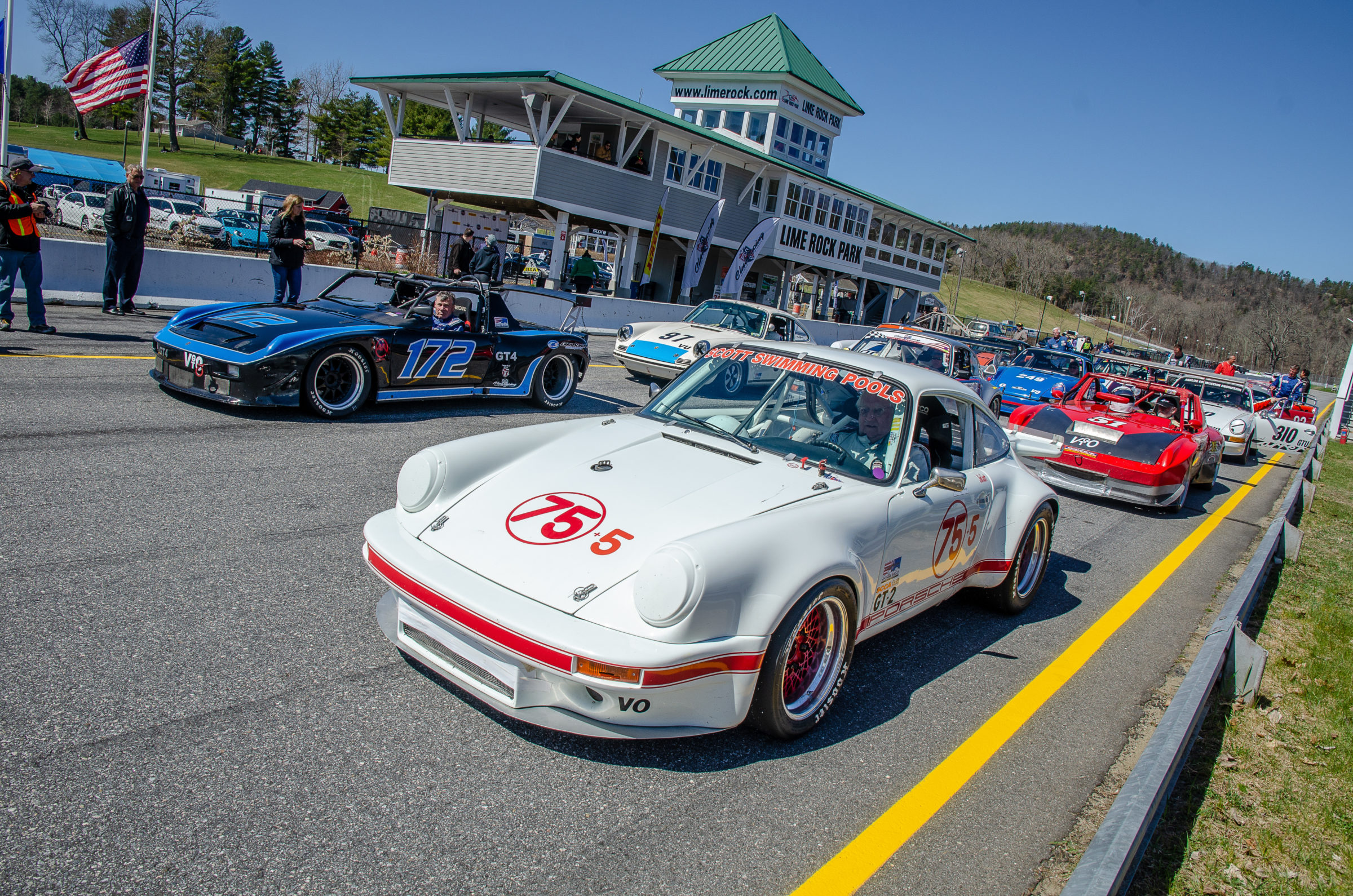 Club Race 2018, Vintage Race Pits by Bob Reinckens